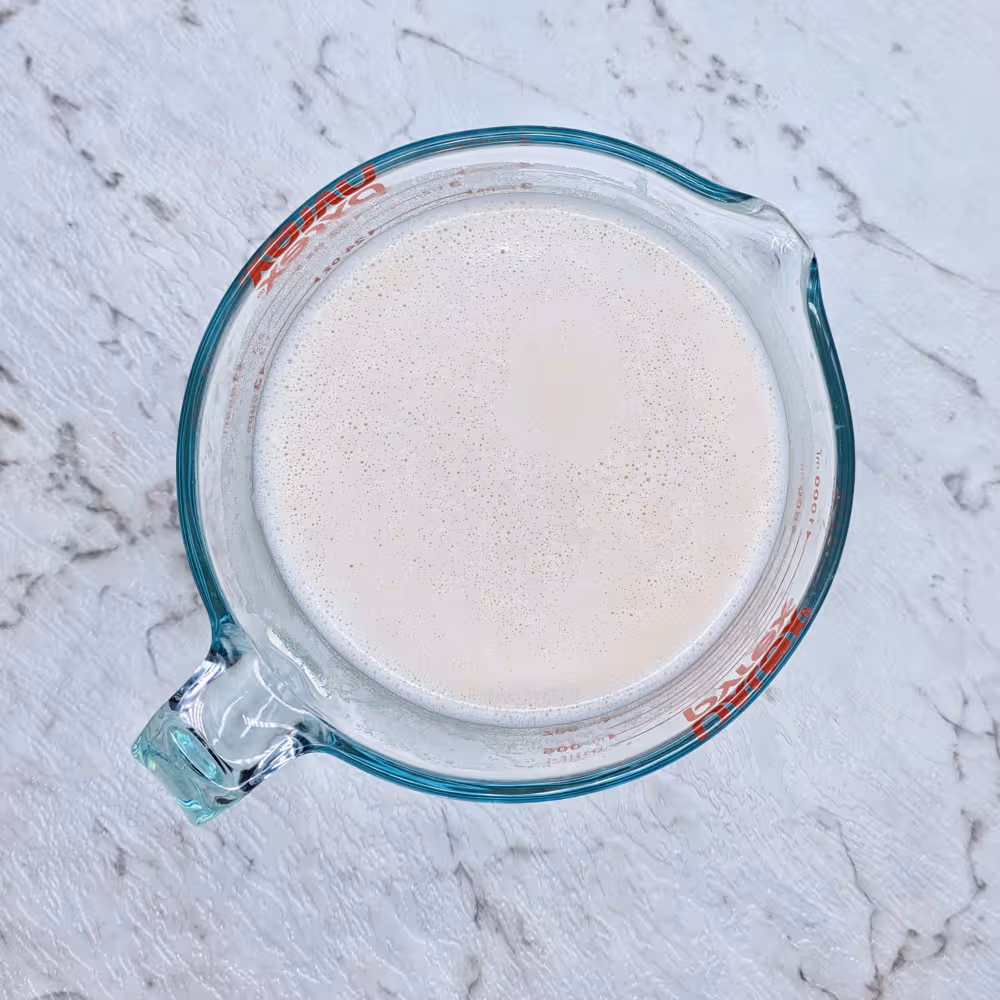  Dairy free white bean sauce base for Marry Me Beans recipe. Blend drained and rinsed cannellini beans and unsweetened oat milk until smooth. 