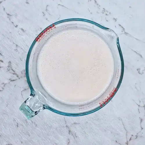  Dairy free white bean sauce base for Marry Me Beans recipe. Blend drained and rinsed cannellini beans and unsweetened oat milk until smooth. 